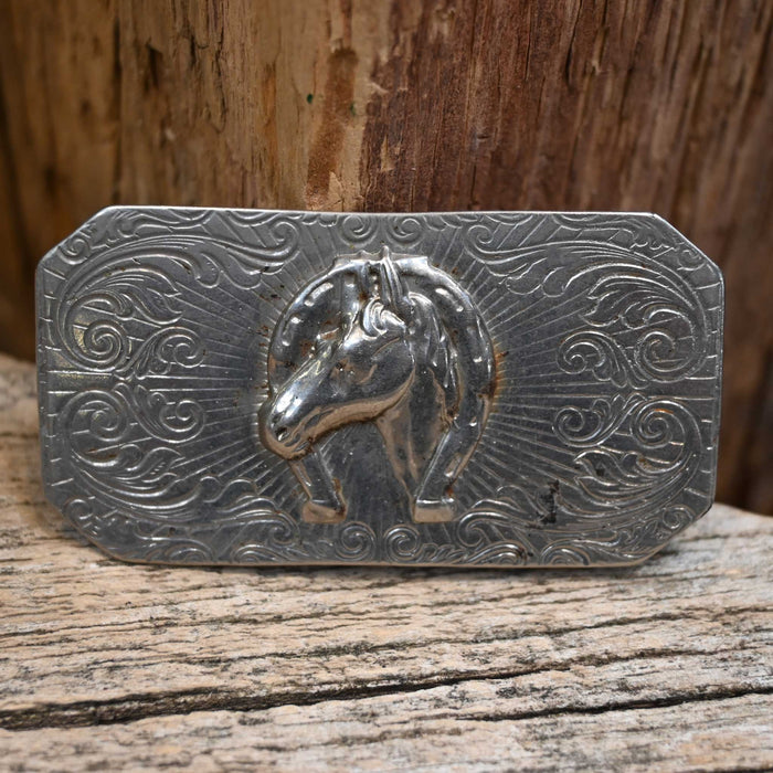 Vintage Horse Head Belt Buckle Collectibles Misc