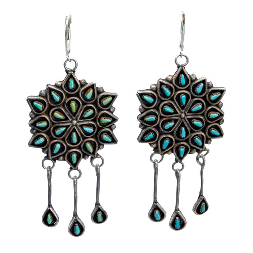 Vintage Shadow Cluster Kingman Earrings WOMEN - Accessories - Jewelry - Earrings Linda Winter