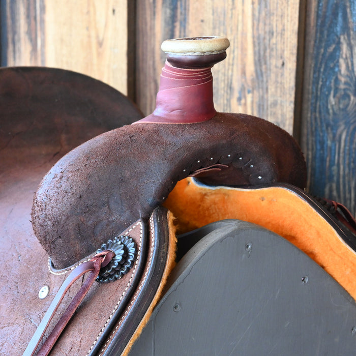 14" TESKEY'S TEAM ROPING SADDLE