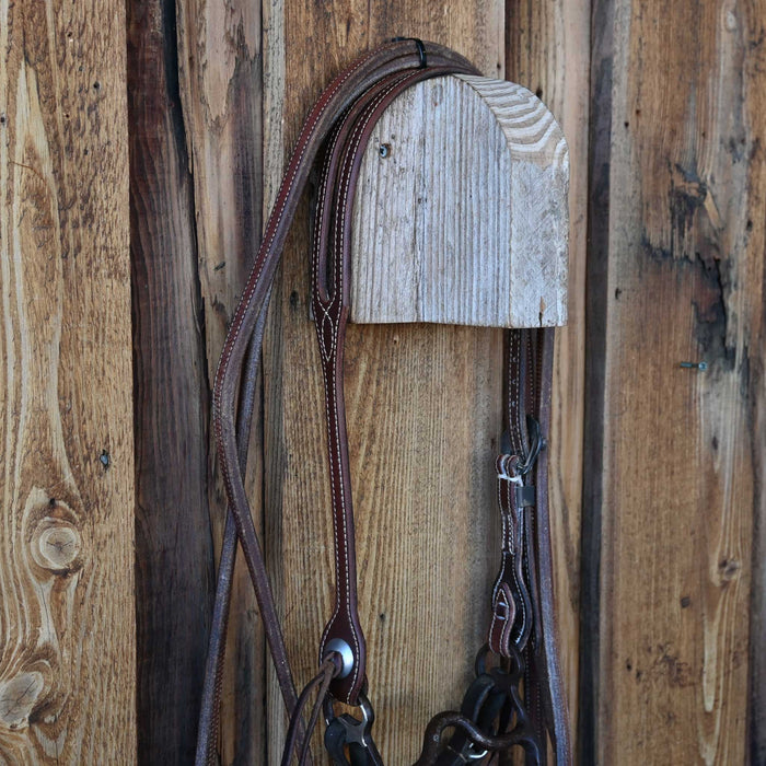 Dennis Moreland Solid Port Bridle Rig w/Split Ear Headstall