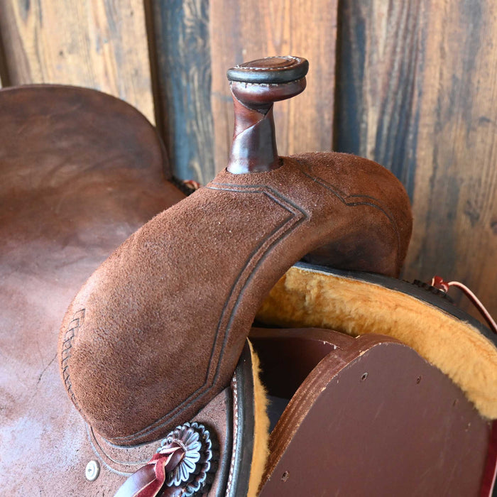 16" TESKEY'S PRO CUTTER RANCH CUTTER SADDLE