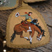 Hand Painted Novelty Fly Swatter - Multiple Patterns! Collectibles misc Bronc Rider - Tan Background