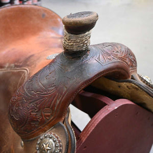 14" USED DALE MARTIN ROPING SADDLE Saddles Dale Martin