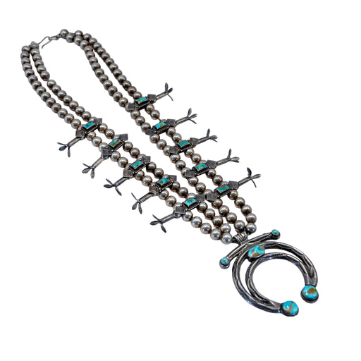 1930 Fred Harvey Royston Squash Blossom Necklace WOMEN - Accessories - Jewelry - Necklaces Linda Winter