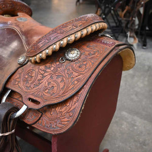 14" USED DALE MARTIN ROPING SADDLE Saddles Dale Martin