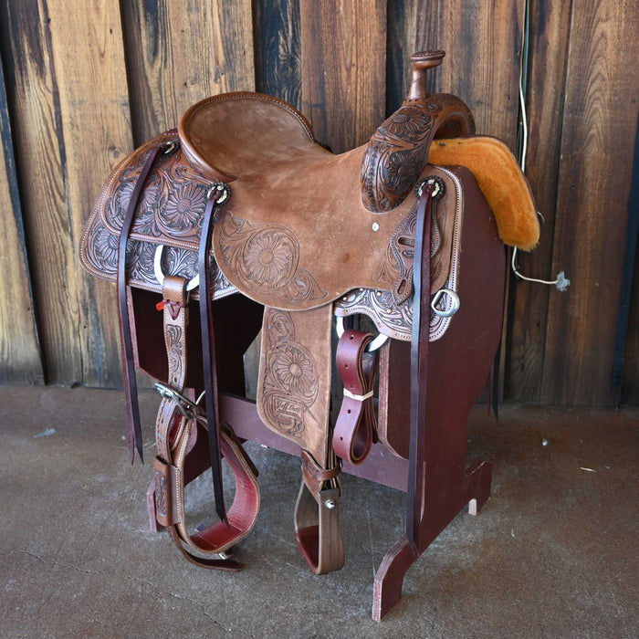 DEMO 16" JEFF SMITH RANCH CUTTER SADDLE