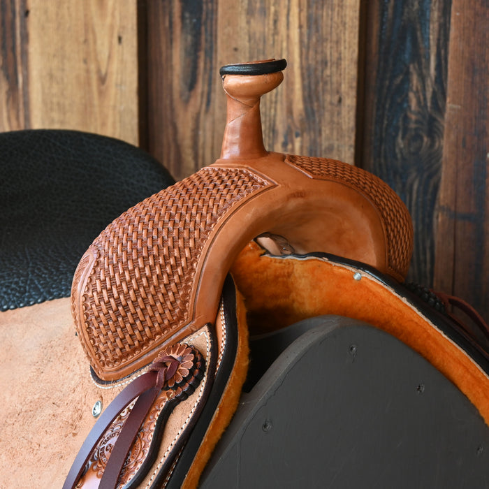16" TESKEY'S PRO CUTTER RANCH CUTTER SADDLE