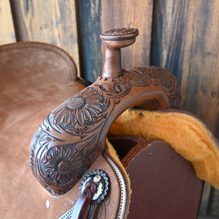 DEMO 16" JEFF SMITH RANCH CUTTER SADDLE