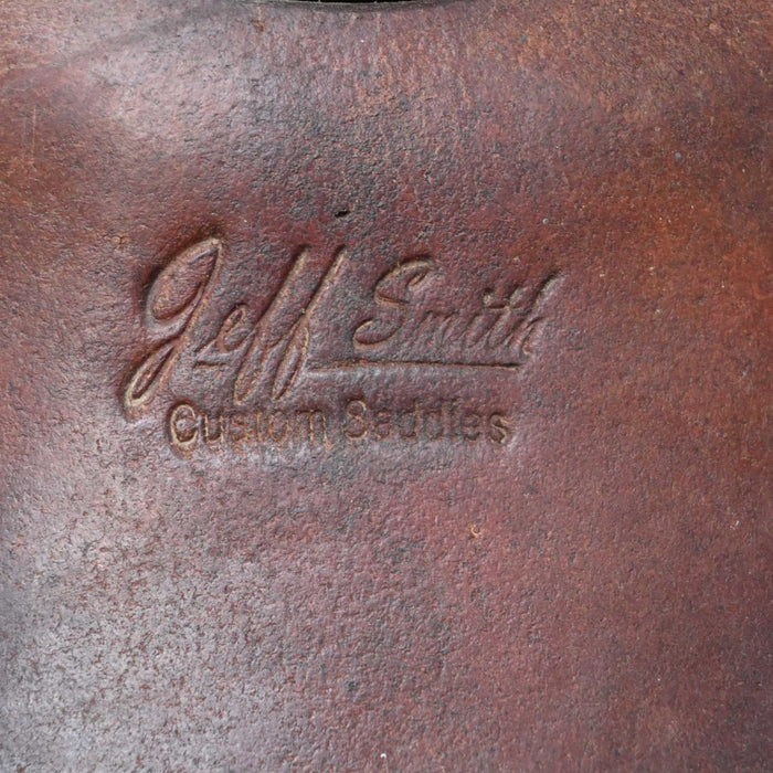 15.5" USED JEFF SMITH COW HORSE SADDLE