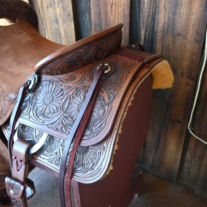 DEMO 16" JEFF SMITH RANCH CUTTER SADDLE