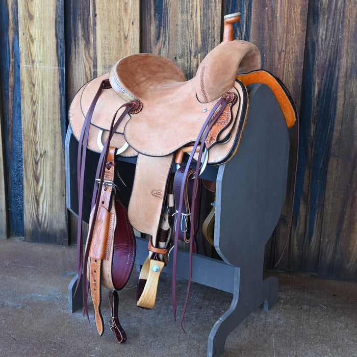 13" TESKEY'S PRO CUTTER RANCH CUTTER SADDLE