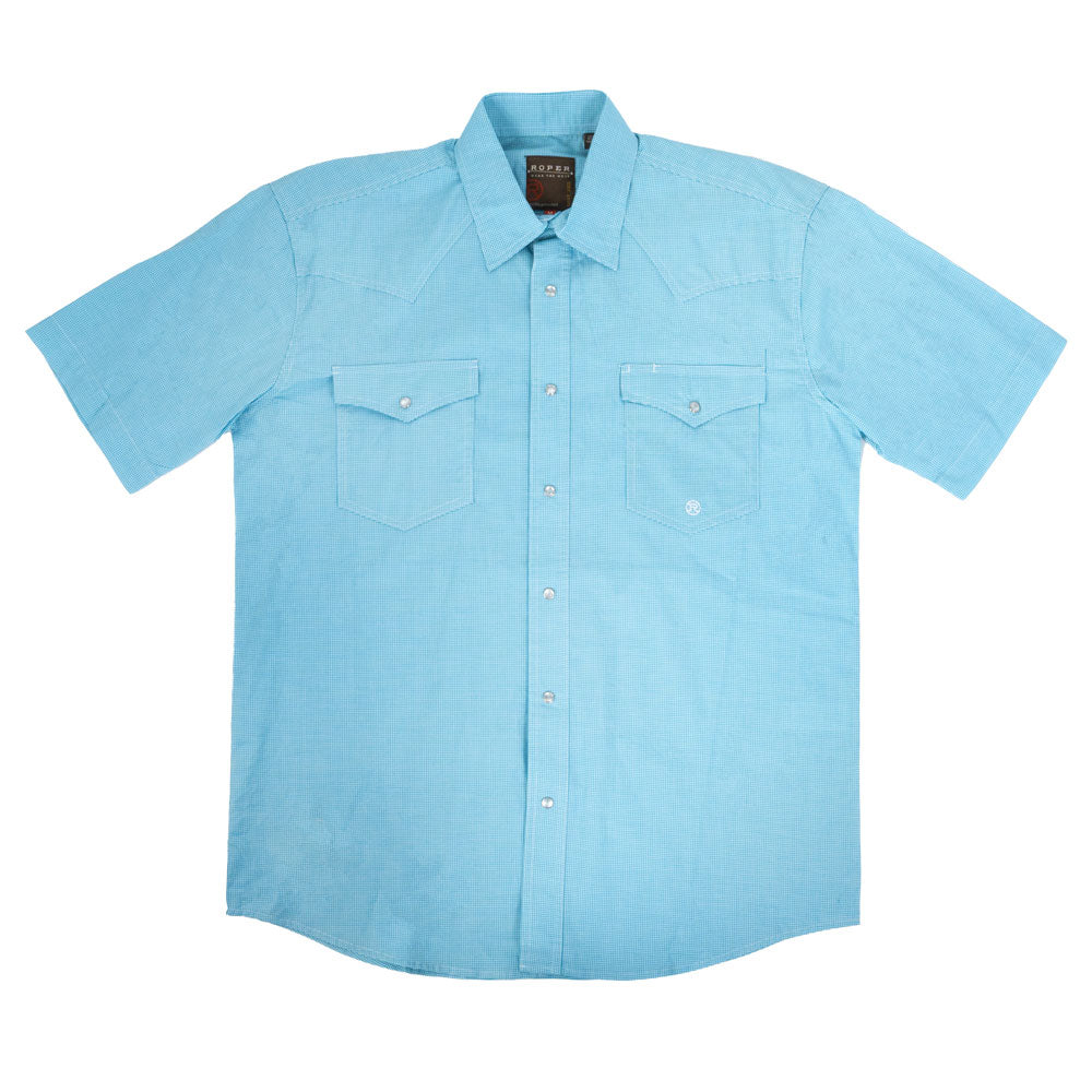 Roper Men's Pearl Snap Western Shirt MEN - Clothing - Shirts - Short Sleeve Roper Apparel & Footwear