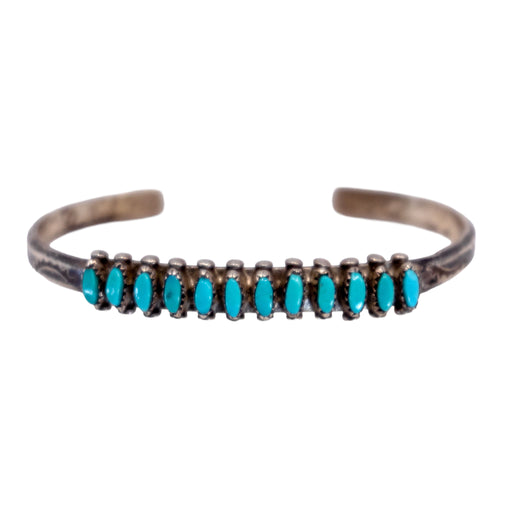Vintage Single Row Needlepoint Cuff WOMEN - Accessories - Jewelry - Bracelets Linda Winter