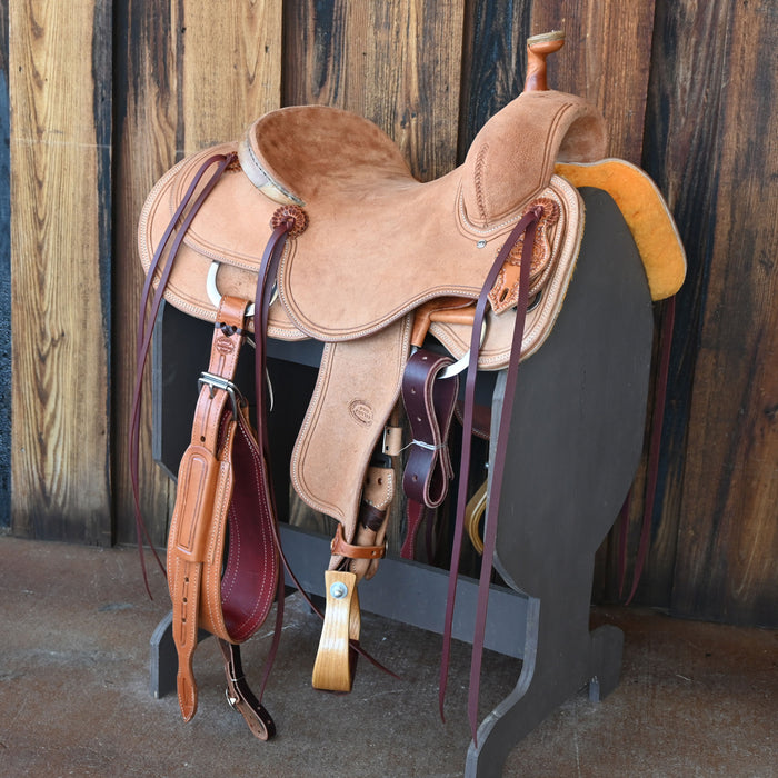 15" TESKEY'S PRO CUTTER RANCH CUTTER SADDLE