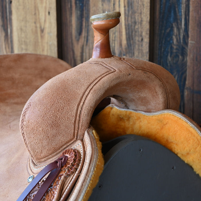 15" TESKEY'S PRO CUTTER RANCH CUTTER SADDLE
