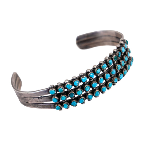 Vintage Triple Row Snake Eye Cuff WOMEN - Accessories - Jewelry - Bracelets Linda Winter
