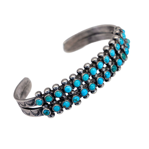 Vintage Double Row Snake Eye Cuff WOMEN - Accessories - Jewelry - Bracelets Linda Winter