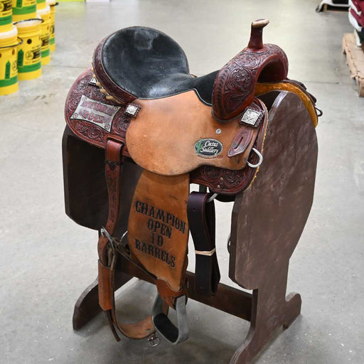 14.5" USED CACTUS BARREL SADDLE Saddles - Used CACTUS SADDLERY