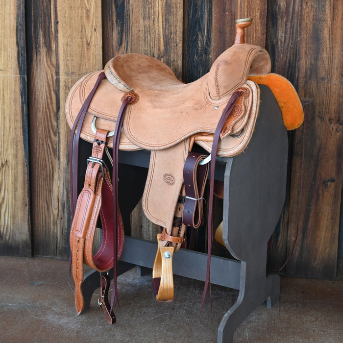16" TESKEY'S PRO CUTTER RANCH CUTTER SADDLE