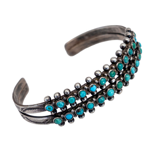 Vintage Double Row Snake Eye Cuff WOMEN - Accessories - Jewelry - Bracelets Linda Winter