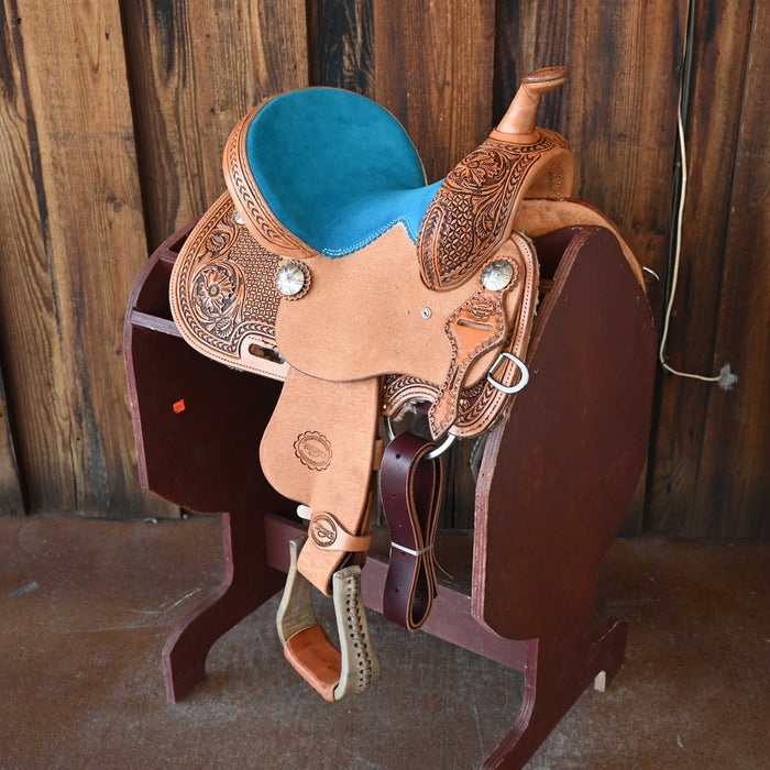 12" TESKEY'S YOUTH BARREL SADDLE