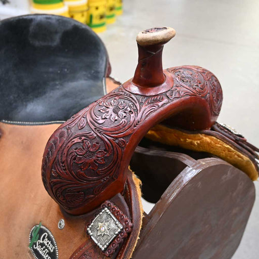 14.5" USED CACTUS BARREL SADDLE Saddles - Used CACTUS SADDLERY