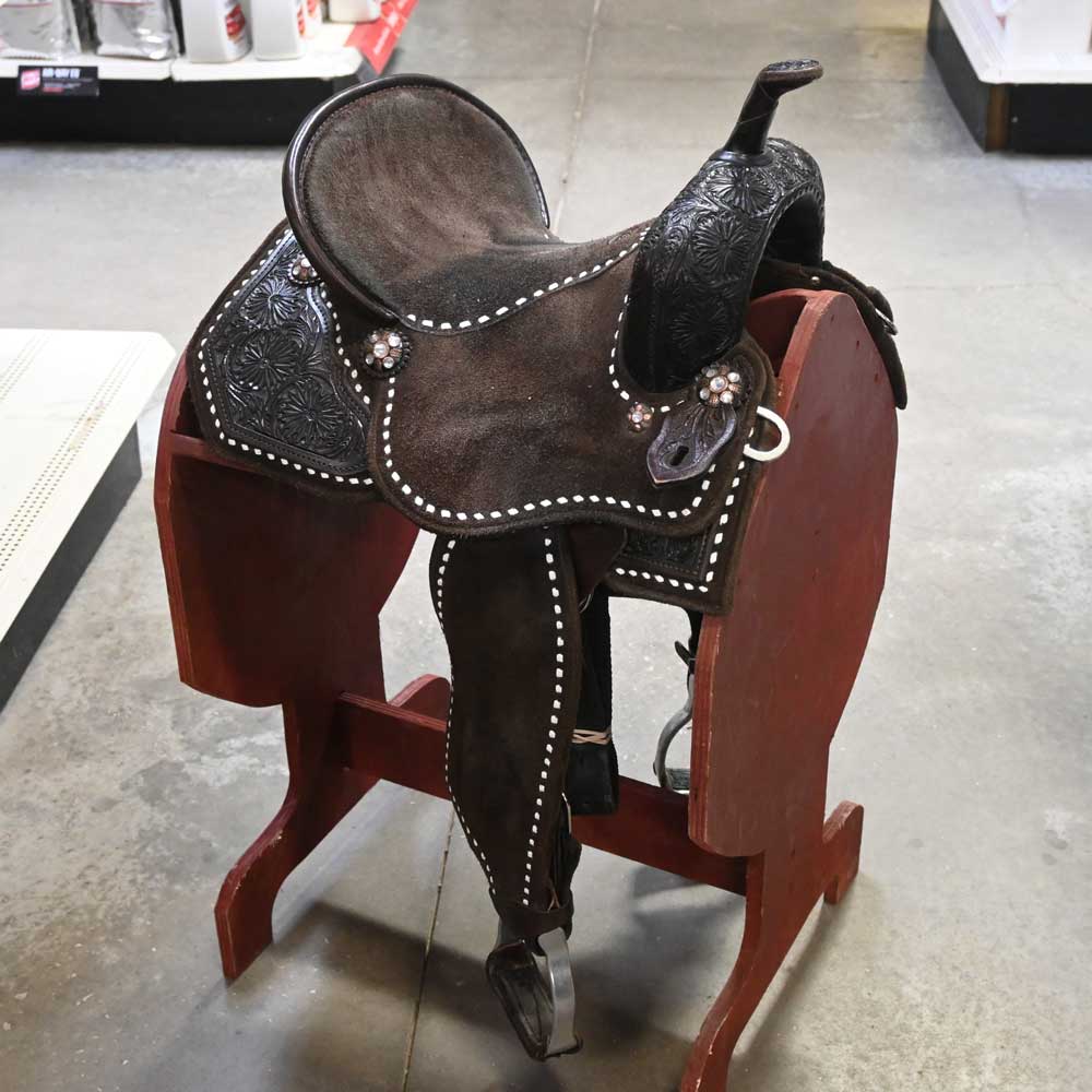 14" USED SEVEN BARREL SADDLE Saddles Seven Saddle