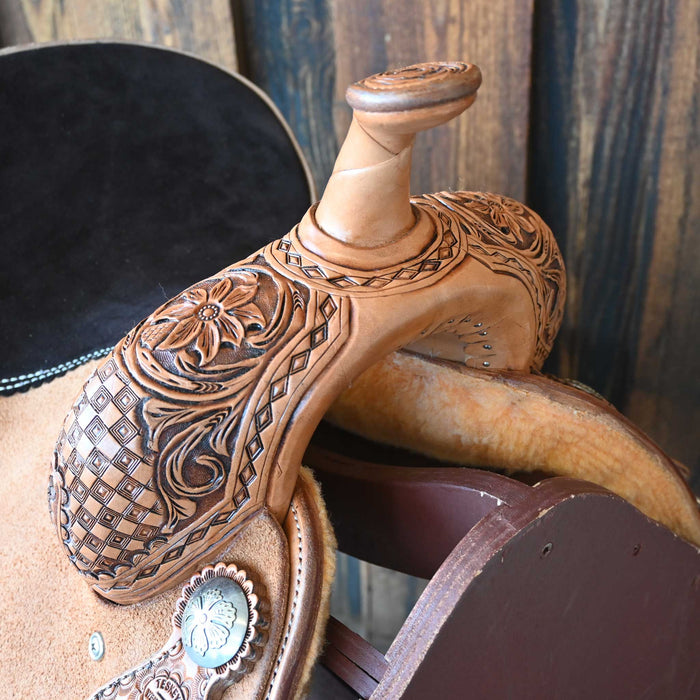 12" TESKEY'S YOUTH BARREL SADDLE
