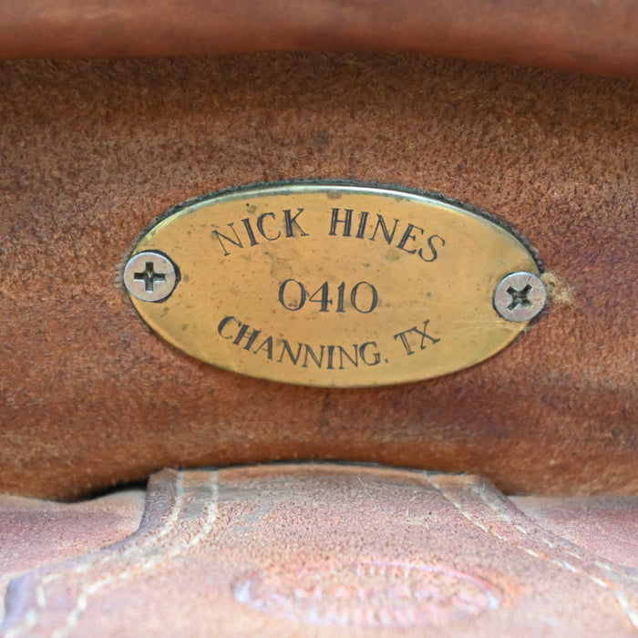 15.5" USED NICK HINES POST HORN SADDLE