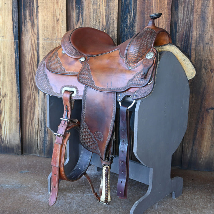 15.5" USED BILLY COOK PRO REINING SADDLE