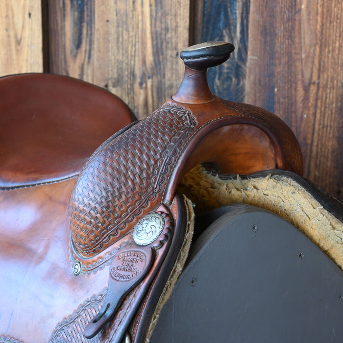 15.5" USED BILLY COOK PRO REINING SADDLE