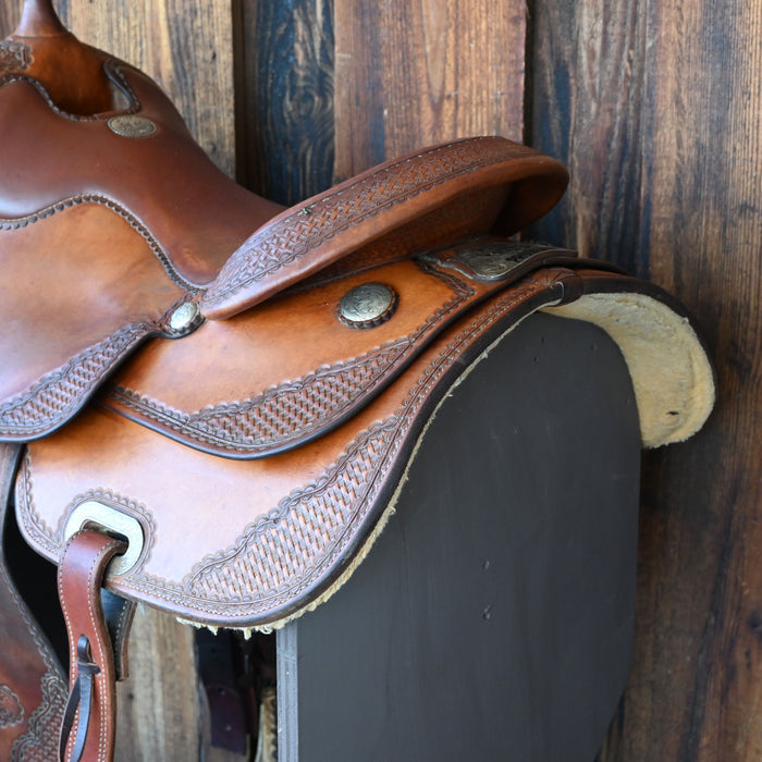 15.5" USED BILLY COOK PRO REINING SADDLE