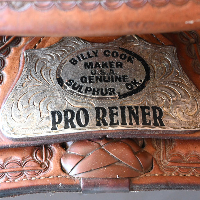 15.5" USED BILLY COOK PRO REINING SADDLE