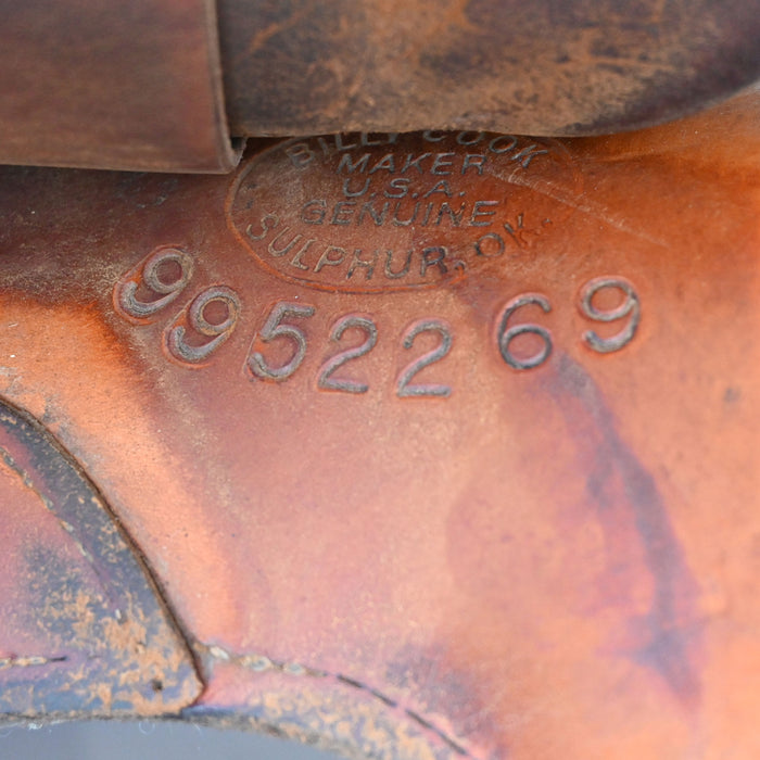 15.5" USED BILLY COOK PRO REINING SADDLE