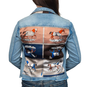 Stacy Bradley Light Denim Designer Horse Jacket WOMEN - Clothing - Outerwear - Jackets Stacy Bradley Design