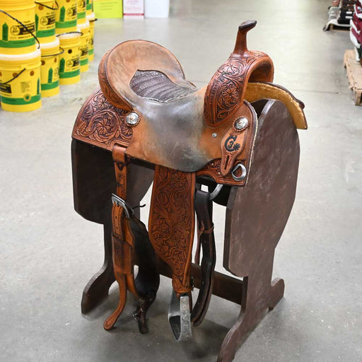 14.5" USED JEFF SMITH C3 BUSTER WELCH BARREL SADDLE Saddles - Used Jeff Smith