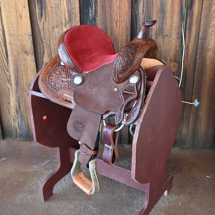 12" TESKEY'S YOUTH BARREL SADDLE