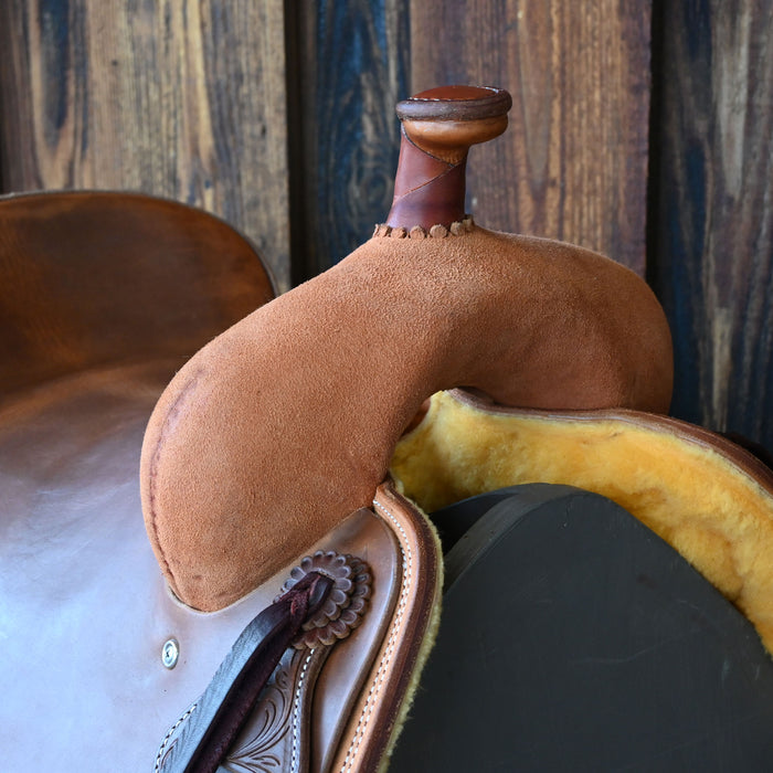 15.5" JEFF SMITH BUSTER WELCH RANCH CUTTER SADDLE Saddles - New Jeff Smith