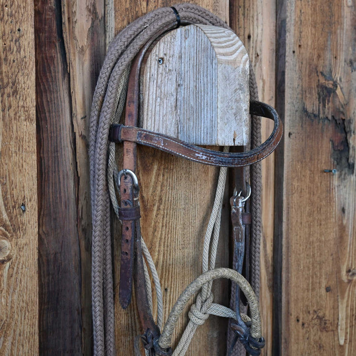 Rawhide Loping Hack w/Browband Headstall
