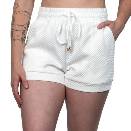Textured Tank Top & Drawstring Short Set - FINAL SALE WOMEN - Clothing - Tops - Sleeveless Little Daisy Closet