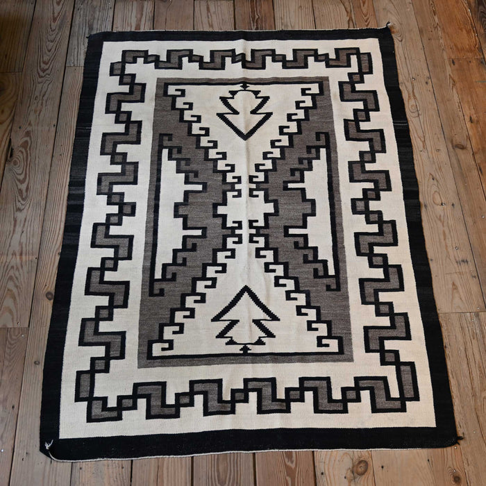 Vintage Two Grey Hill's Navajo Rug Collectibles MISC