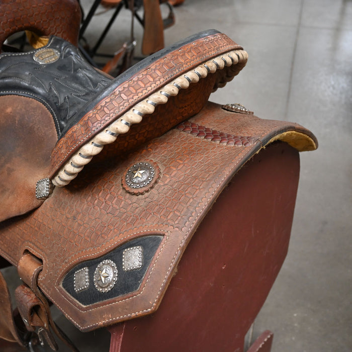 14" USED SHILOH LINDZ SERIES BARREL SADDLE Saddles - Used Shiloh Saddlery