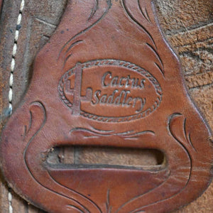 14.5" USED CACTUS ROPING SADDLE Saddles CACTUS SADDLERY