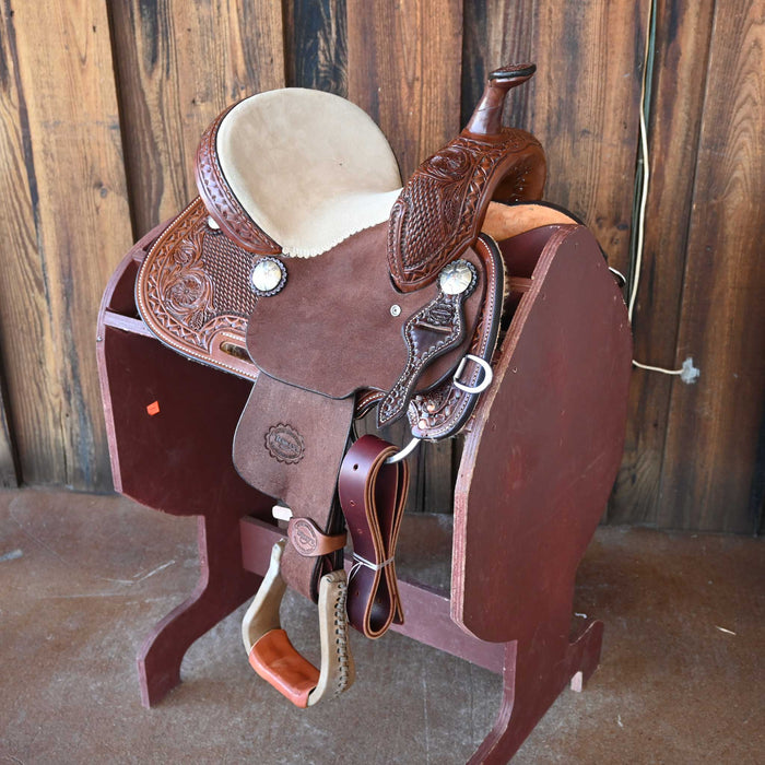 12" TESKEY'S YOUTH BARREL SADDLE
