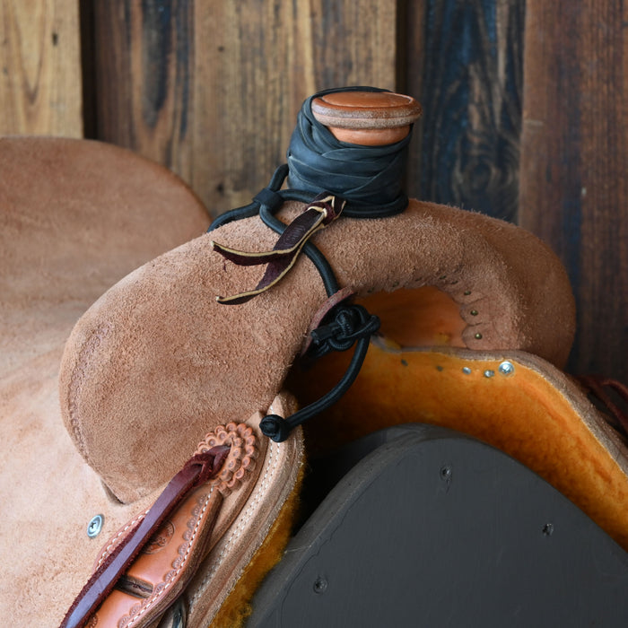 15" USED TESKEY'S STRIP DOWN RANCH SADDLE