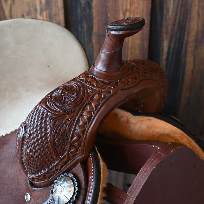 12" TESKEY'S YOUTH BARREL SADDLE