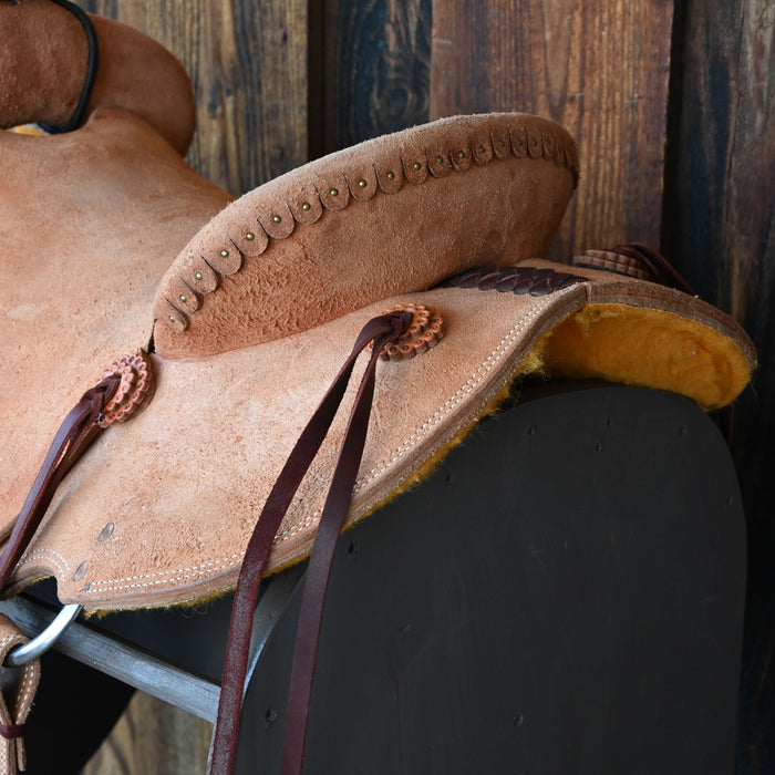 15" USED TESKEY'S STRIP DOWN RANCH SADDLE