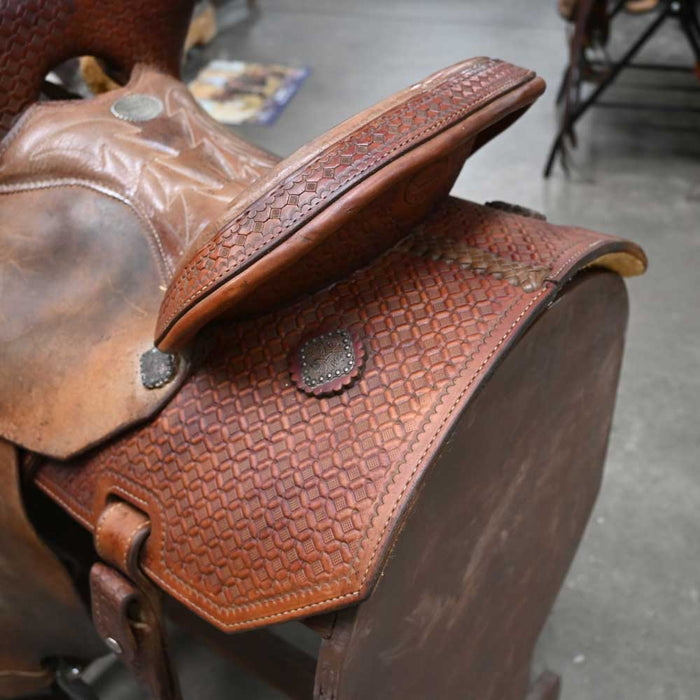 14" USED SHILOH BARREL SADDLE Saddles - Used Shiloh Saddlery