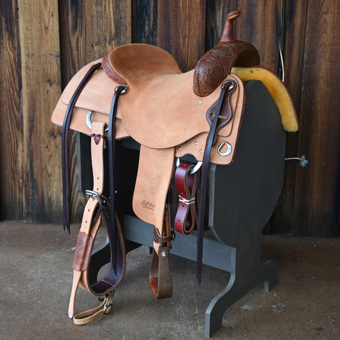 15.5" JEFF SMITH BUSTER WELCH CUTTING SADDLE Saddles - New Jeff Smith