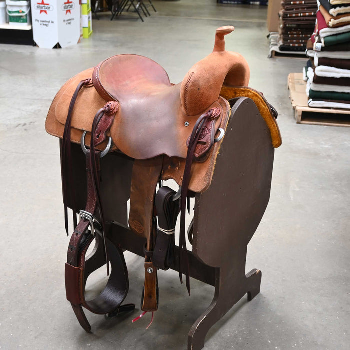 14" USED AUSTIN VALIMONT RANCH CUTTER SADDLE